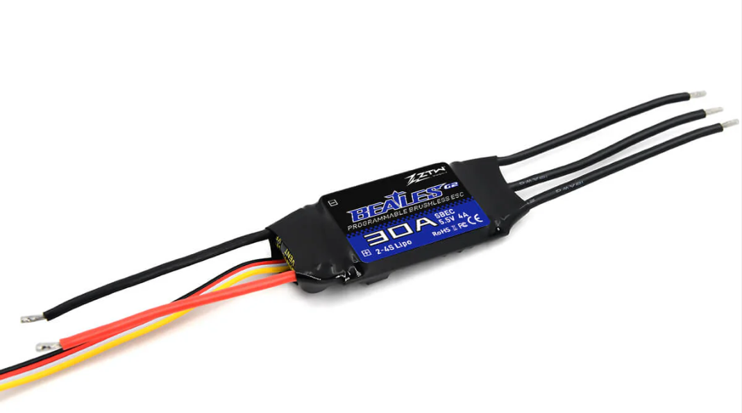 ZTW Beatles G2 30A ESC (2–4S, SBEC, Fixed-Wing)