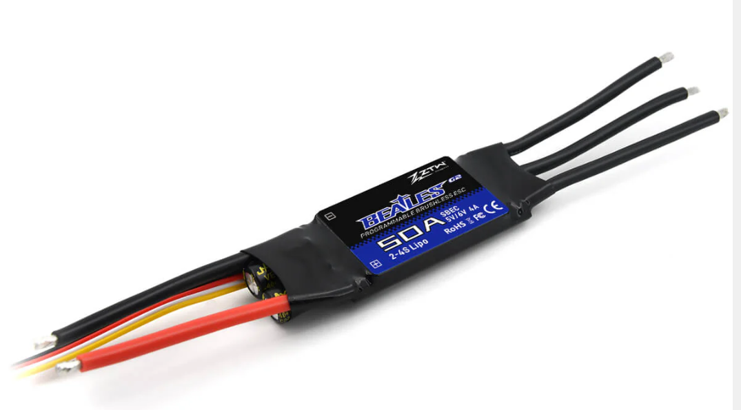 ZTW Beatles G2 50A ESC 2-4S SBEC For RC Airplane Fixed-wing