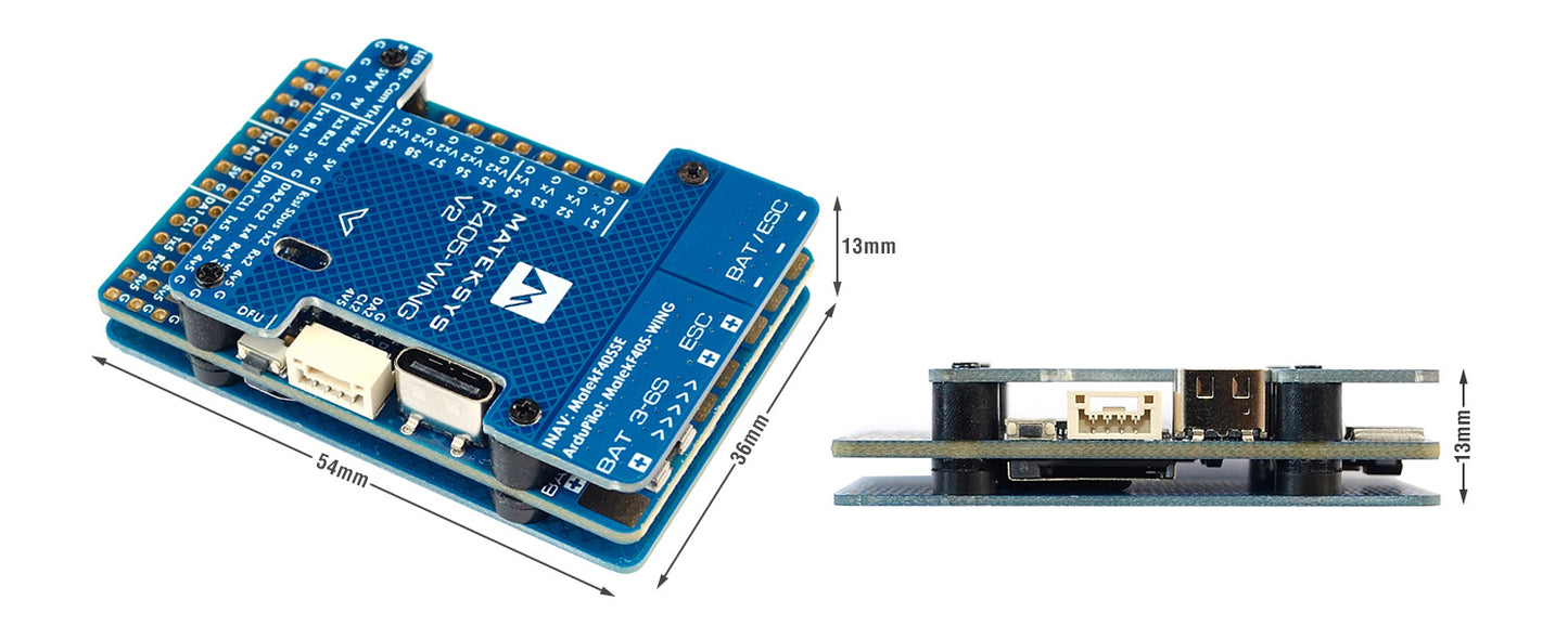 MATEKSYS Flight Controller F405-WING-V2